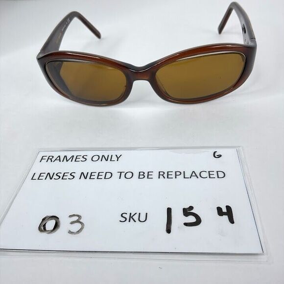 Kate Spade Sunglasses Brown Leopard Rectangle Dee/S 01W0 Frames 54-17 120 Italy - Picture 7 of 9